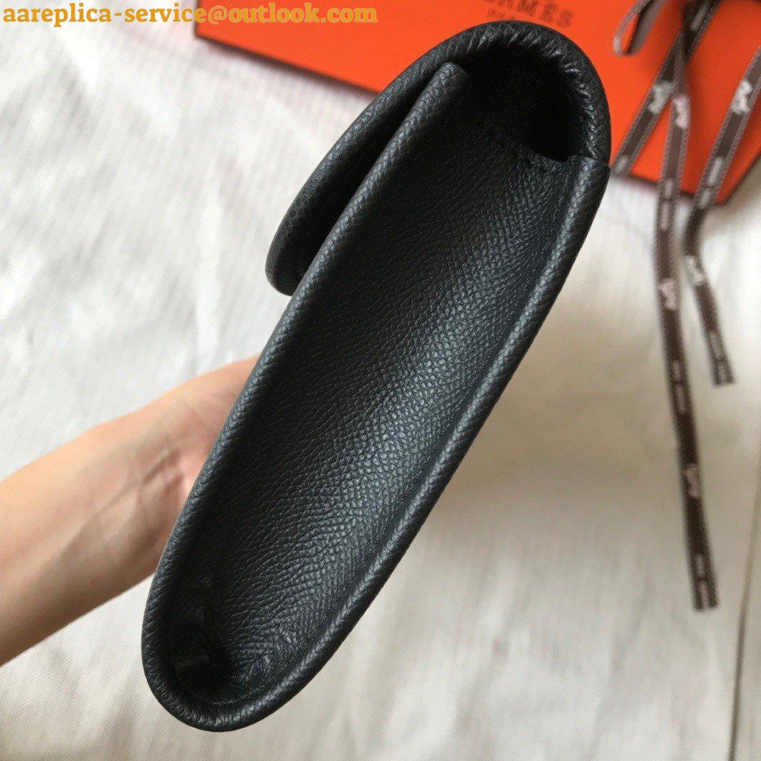 Replica Hermes Jige Elan 29 Clutch Bag In Black Epsom Leather 3 Replica Hermes Jige Elan 29 Clutch Bag In Black Epsom Leather 3