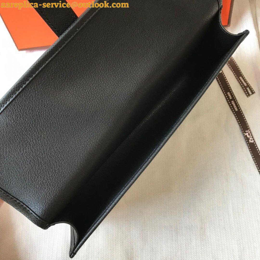 Replica Hermes Jige Elan 29 Clutch Bag In Black Epsom Leather 8 Replica Hermes Jige Elan 29 Clutch Bag In Black Epsom Leather 8