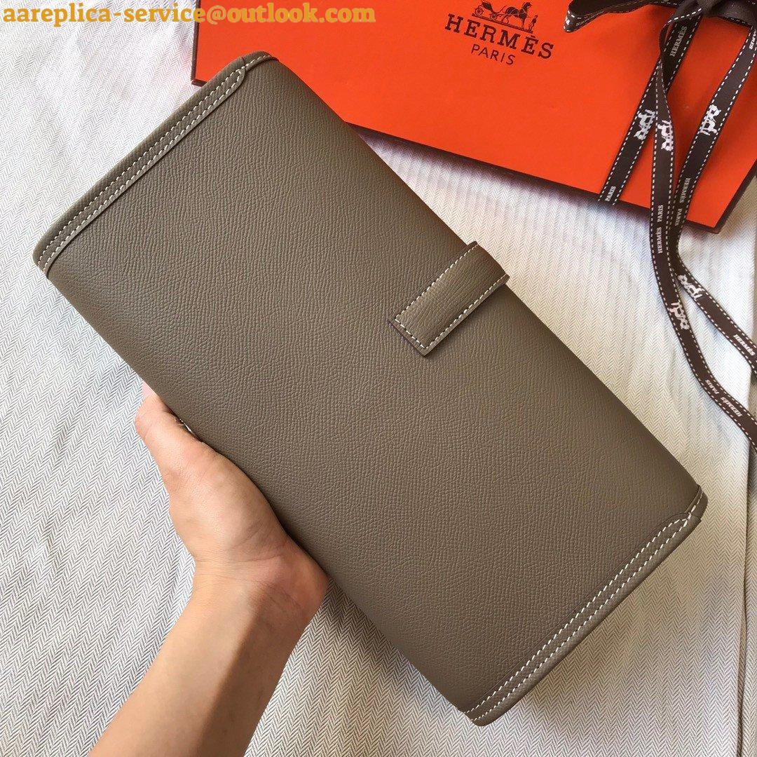 Replica Hermes Jige Elan 29 Clutch Bag In Taupe Epsom Leather 5 Replica Hermes Jige Elan 29 Clutch Bag In Taupe Epsom Leather 5