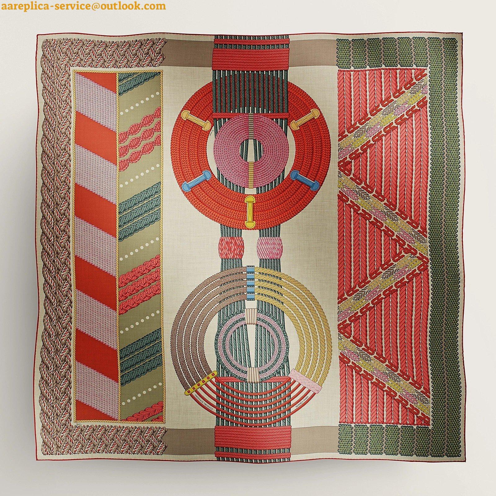 Replica Hermes Rose/Naturel Dressage Tressage Shawl 140 Replica Hermes Rose/Naturel Dressage Tressage Shawl 140