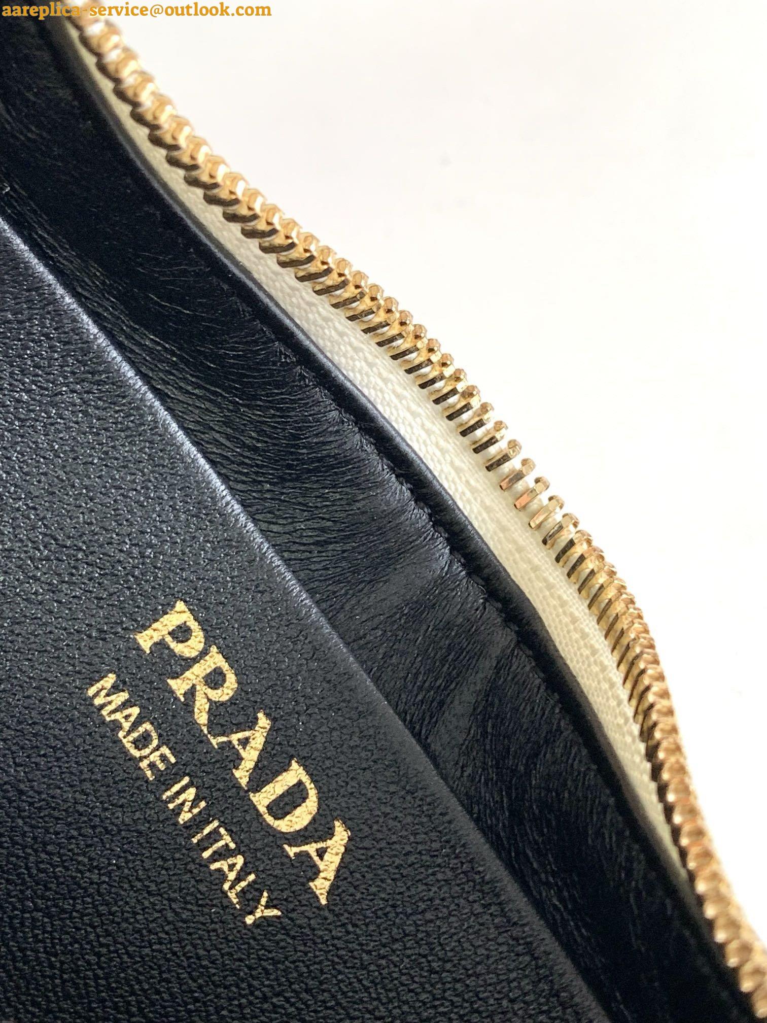 Replica Prada Arque Shoulder Bag with Flap in White Leather 8 Replica Prada Arque Shoulder Bag with Flap in White Leather 8