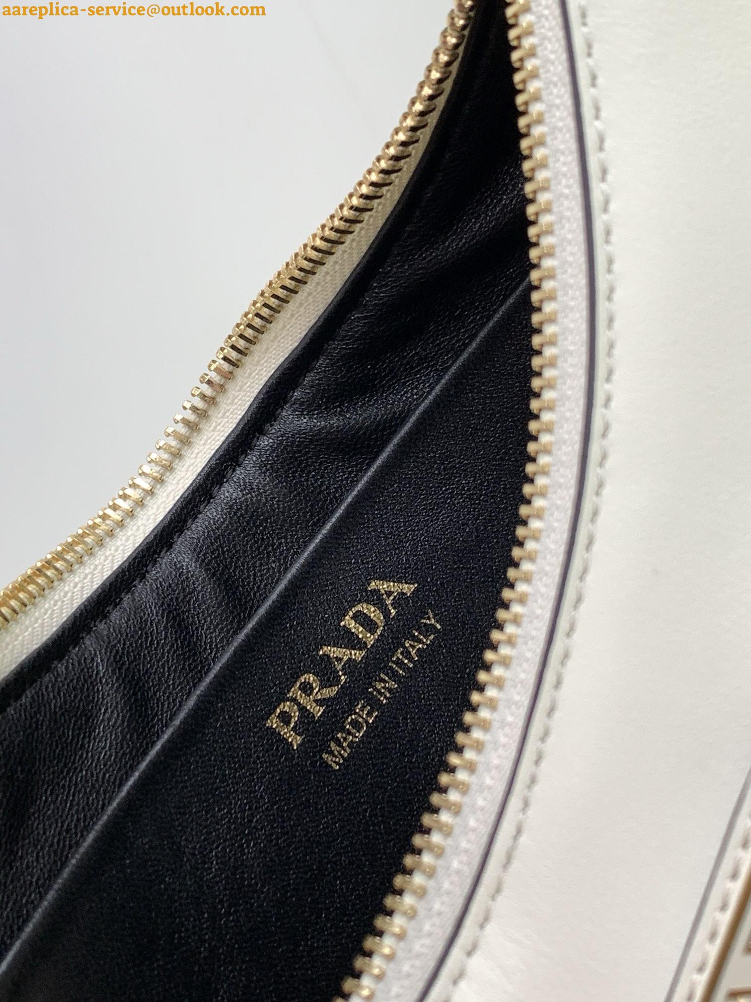 Replica Prada Arque Shoulder Bag with Flap in White Leather 21 Replica Prada Arque Shoulder Bag with Flap in White Leather 21