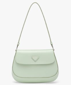 Replica Prada Cleo Flap Bag In Aqua Brushed Leather Replica Prada Cleo Flap Bag In Aqua Brushed Leather