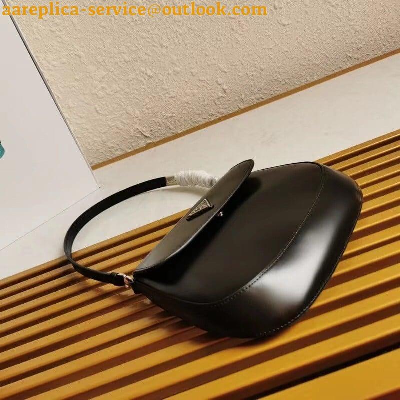 Replica Prada Cleo Flap Bag In Black Brushed Leather 7 Replica Prada Cleo Flap Bag In Black Brushed Leather 7