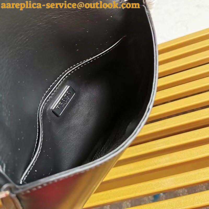 Replica Prada Cleo Flap Bag In Black Brushed Leather 8 Replica Prada Cleo Flap Bag In Black Brushed Leather 8
