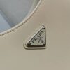 Replica Prada Cleo Small Bag In White Brushed Leather 10