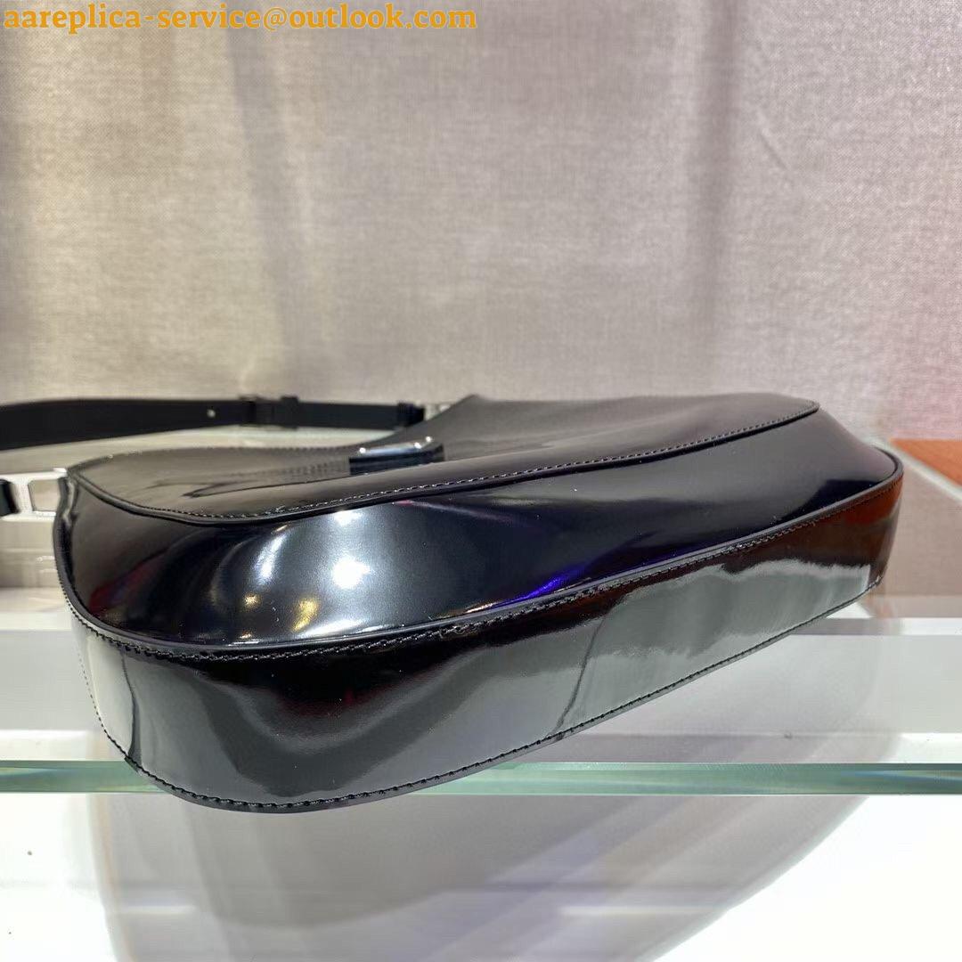 Replica Prada Cleo Large Bag In Black Brushed Leather 5 Replica Prada Cleo Large Bag In Black Brushed Leather 5