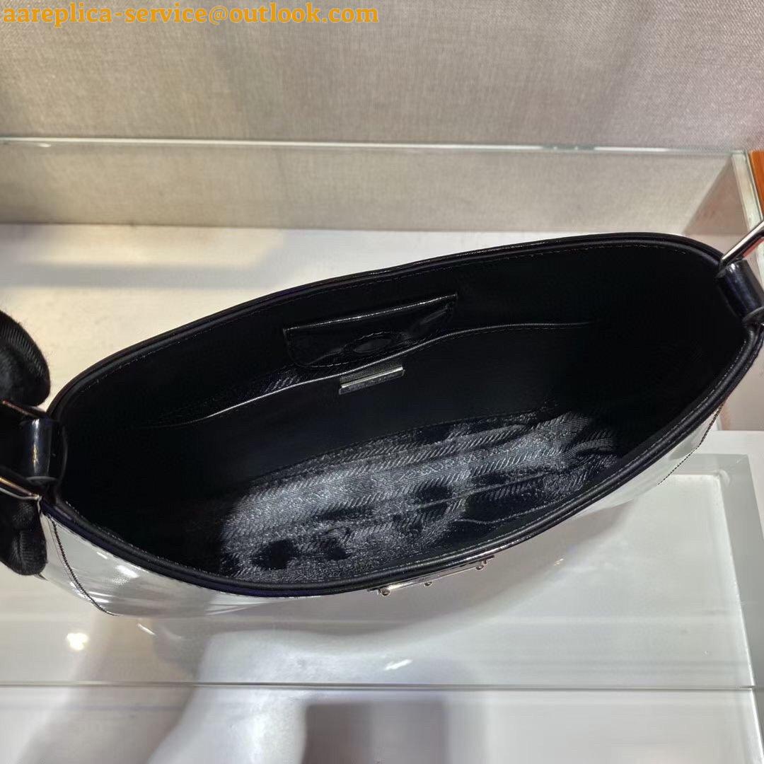 Replica Prada Cleo Large Bag In Black Brushed Leather 6 Replica Prada Cleo Large Bag In Black Brushed Leather 6