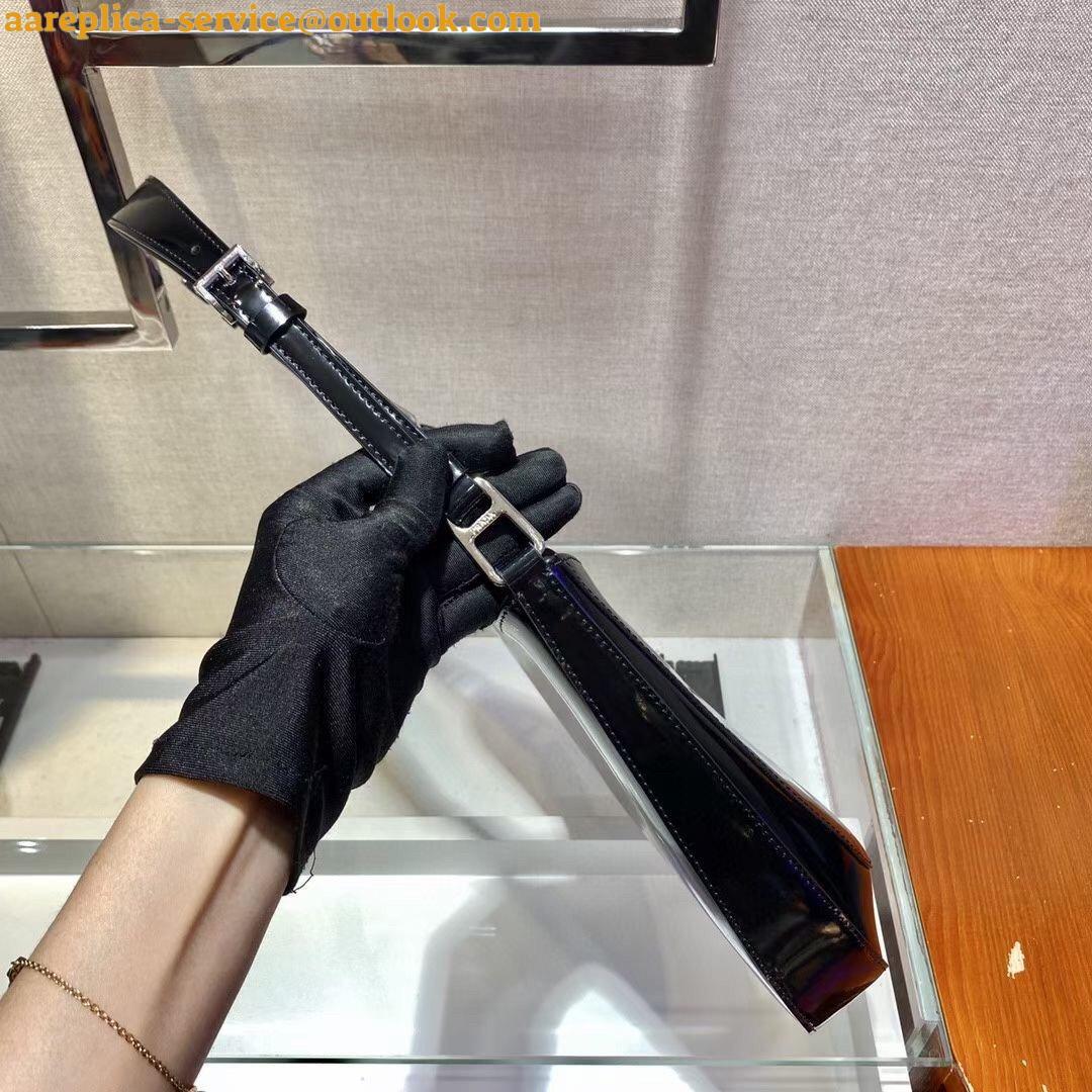 Replica Prada Cleo Large Bag In Black Brushed Leather 8 Replica Prada Cleo Large Bag In Black Brushed Leather 8