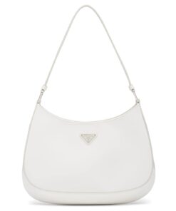 Replica Prada Cleo Small Bag In White Brushed Leather Replica Prada Cleo Small Bag In White Brushed Leather