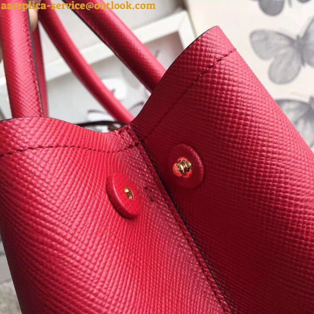 Replica Prada Double Medium Tote Bag In Red Saffiano Leather 6 Replica Prada Double Medium Tote Bag In Red Saffiano Leather 6