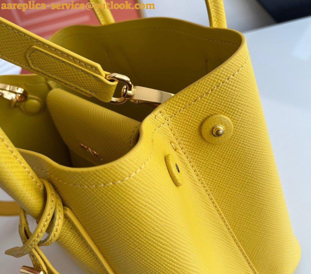 Replica Prada Double Mini Bag In Yellow Saffiano Leather 10 Replica Prada Double Mini Bag In Yellow Saffiano Leather 10