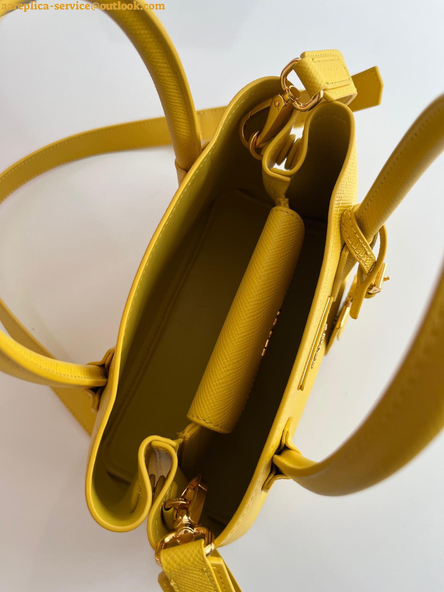 Replica Prada Double Mini Bag In Yellow Saffiano Leather 11 Replica Prada Double Mini Bag In Yellow Saffiano Leather 11