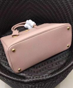 Replica Prada Galleria Large Bag In Pink Saffiano Leather