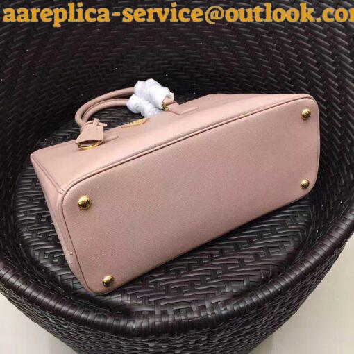 Replica Prada Galleria Large Bag In Pink Saffiano Leather