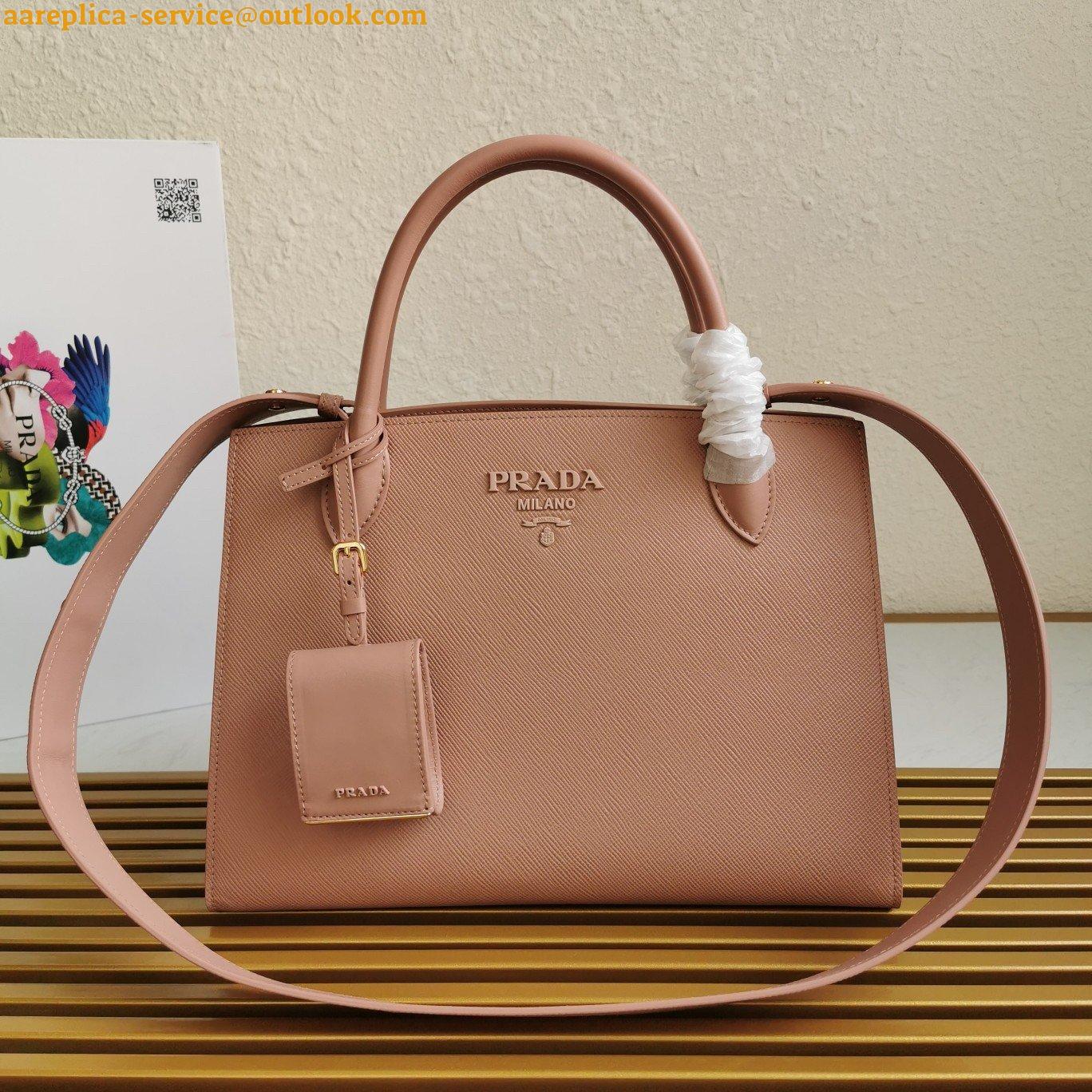 Replica Prada Monochrome Medium Bag In Nude Saffiano Leather 5 Replica Prada Monochrome Medium Bag In Nude Saffiano Leather 5
