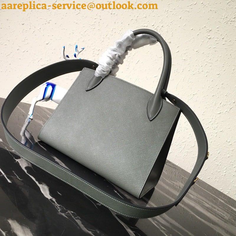 Replica Prada Monochrome Small Bag In Grey Saffiano Leather 2 Replica Prada Monochrome Small Bag In Grey Saffiano Leather 2