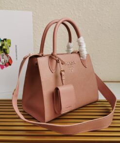 Replica Prada Monochrome Small Bag In Pink Saffiano Leather Replica Prada Monochrome Small Bag In Pink Saffiano Leather