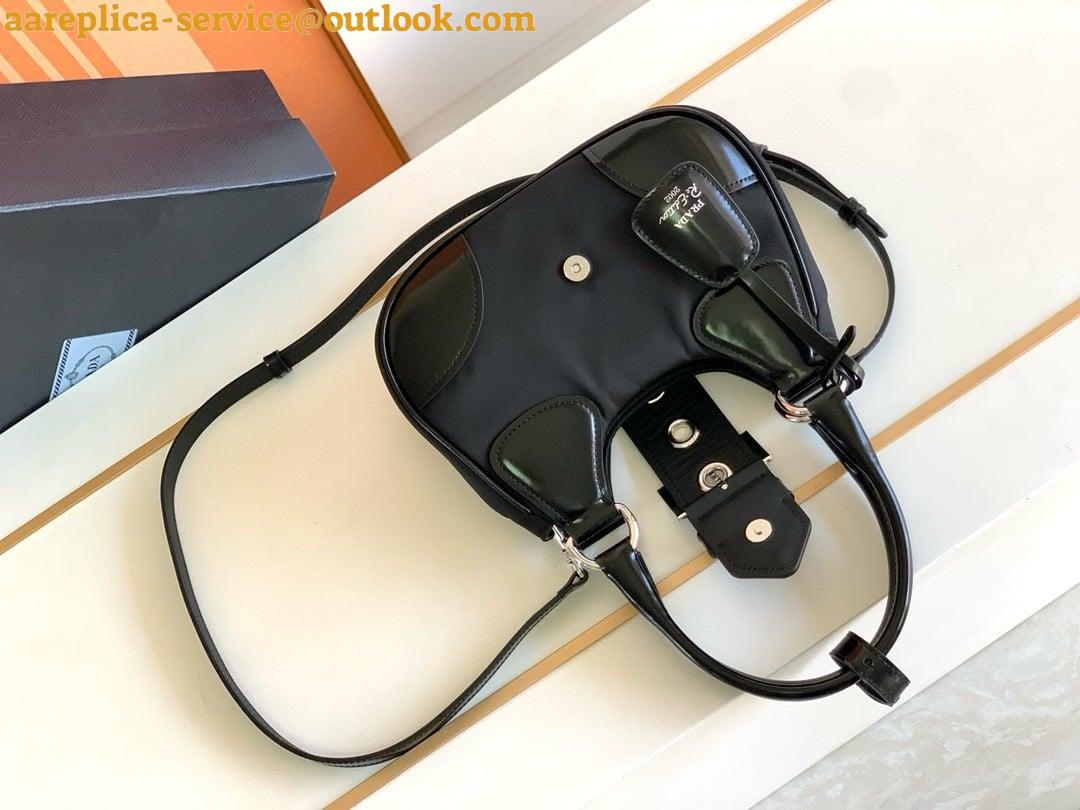Replica Prada Moon Bag in Black Padded Nappa Leather 3 Replica Prada Moon Bag in Black Padded Nappa Leather 3