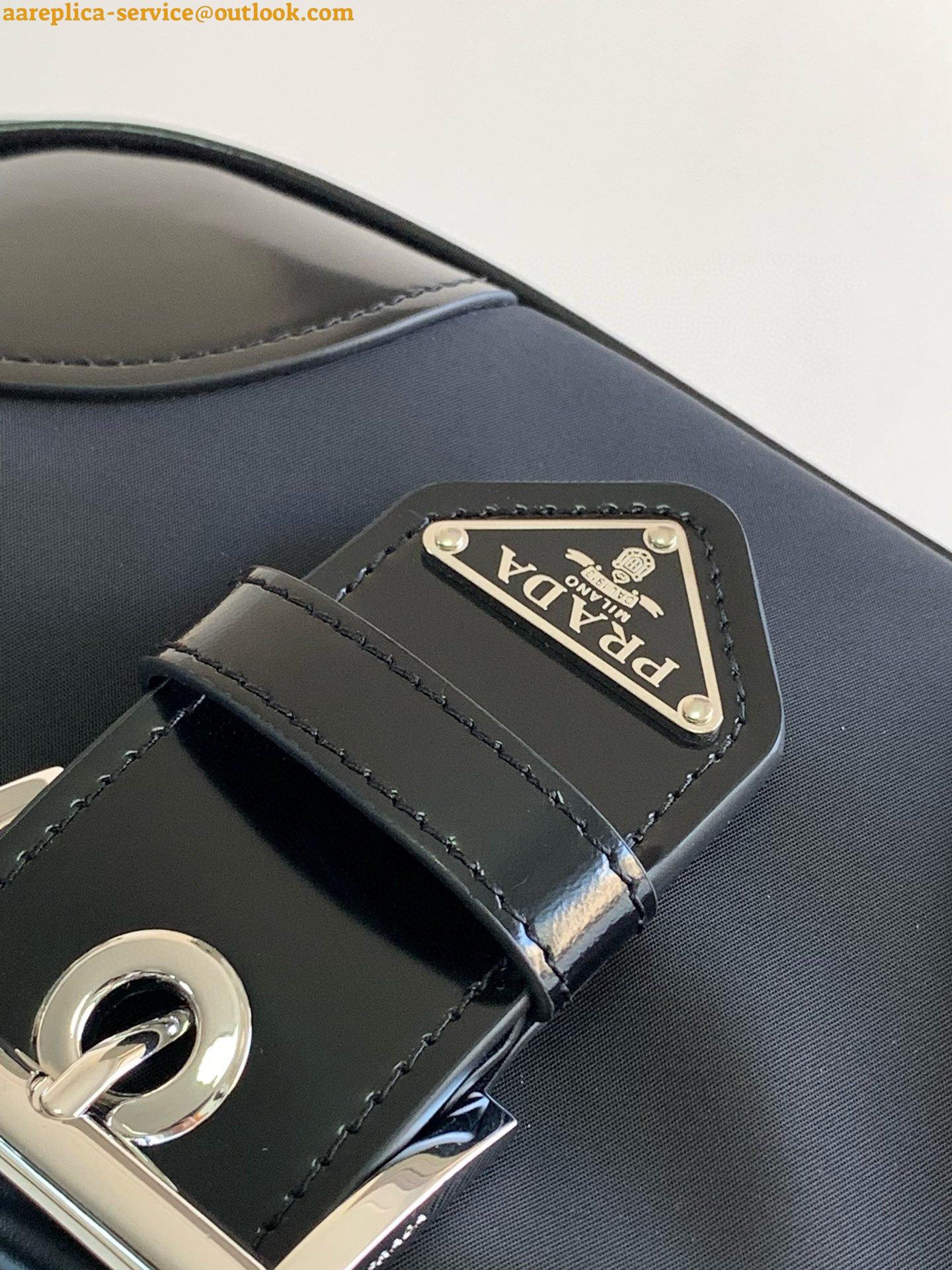 Replica Prada Moon Bag in Black Padded Nappa Leather 9 Replica Prada Moon Bag in Black Padded Nappa Leather 9