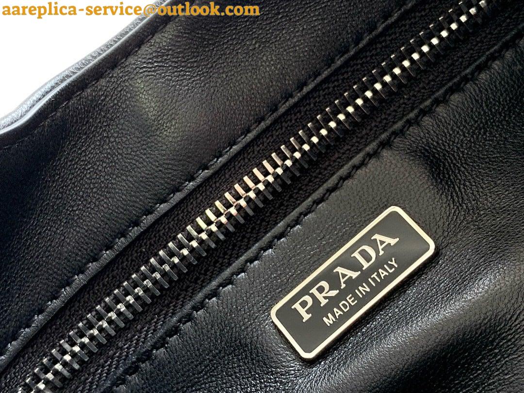 Replica Prada Moon Bag in Black Re-Nylon and Leather 17 Replica Prada Moon Bag in Black Re-Nylon and Leather 17