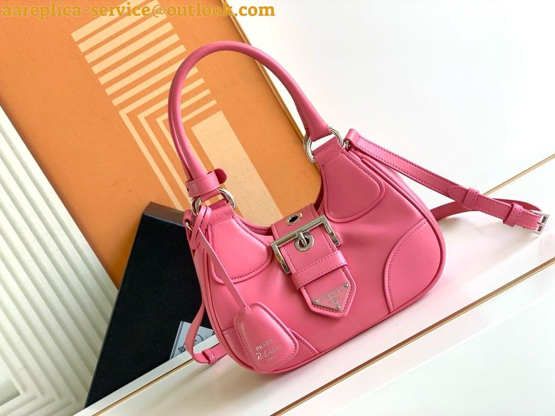 Replica Prada Moon Bag in Pink Padded Nappa Leather 3 Replica Prada Moon Bag in Pink Padded Nappa Leather 3