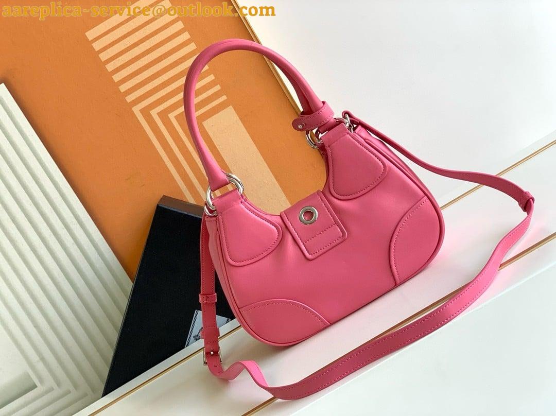 Replica Prada Moon Bag in Pink Padded Nappa Leather 16 Replica Prada Moon Bag in Pink Padded Nappa Leather 16