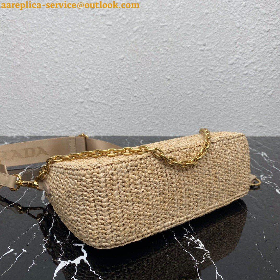 Replica Prada Re-Edition 2005 Shoulder Bag In Beige Raffia 15 Replica Prada Re-Edition 2005 Shoulder Bag In Beige Raffia 15