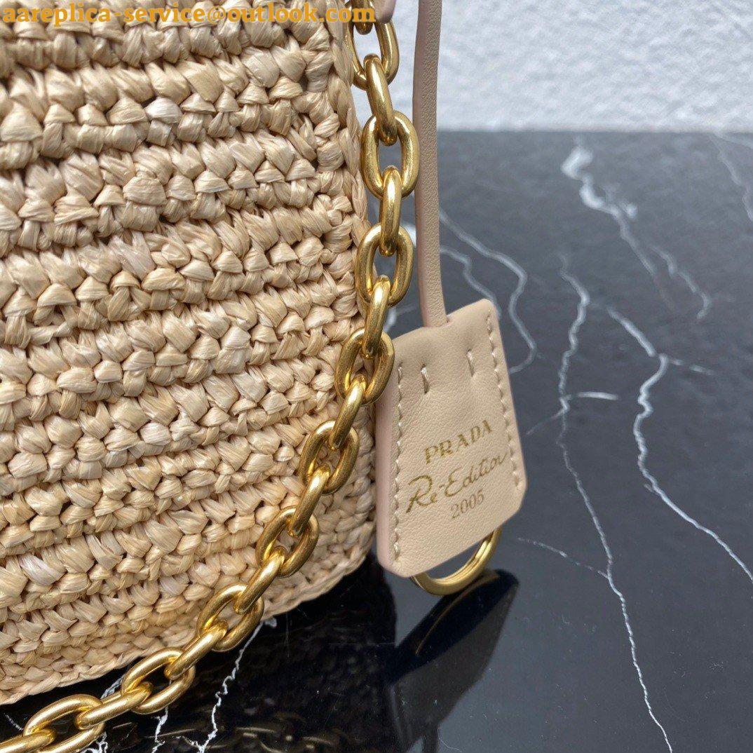 Replica Prada Re-Edition 2005 Shoulder Bag In Beige Raffia 19 Replica Prada Re-Edition 2005 Shoulder Bag In Beige Raffia 19