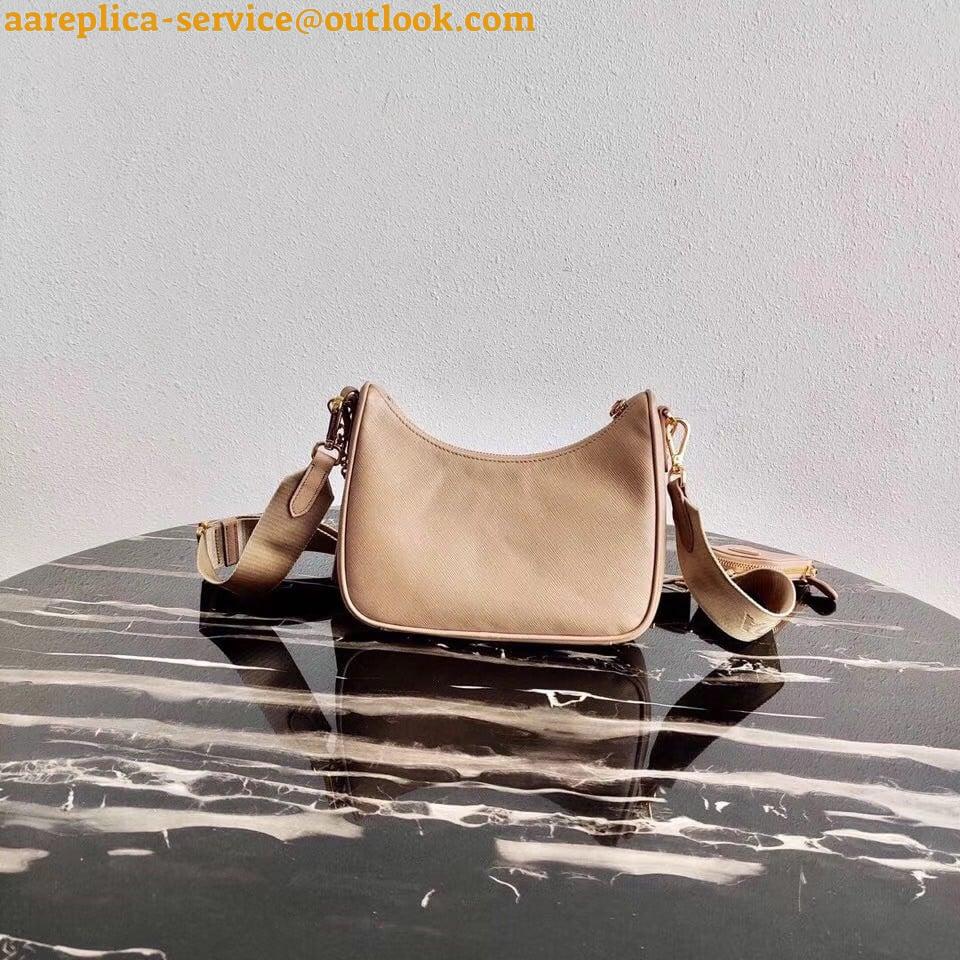 Replica Prada Re-Edition 2005 Shoulder Bag In Beige Saffiano Leather 6 Replica Prada Re-Edition 2005 Shoulder Bag In Beige Saffiano Leather 6