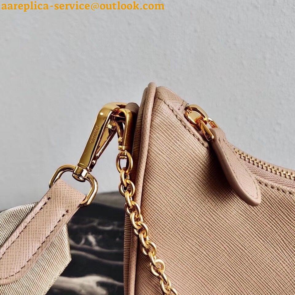 Replica Prada Re-Edition 2005 Shoulder Bag In Beige Saffiano Leather 8 Replica Prada Re-Edition 2005 Shoulder Bag In Beige Saffiano Leather 8