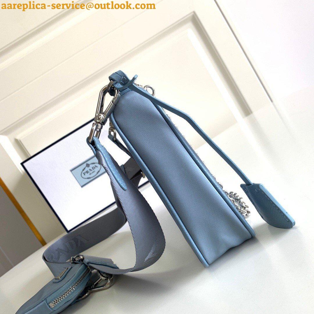 Replica Prada Re-Edition 2005 Shoulder Bag In Blue Re-Nylon 5 Replica Prada Re-Edition 2005 Shoulder Bag In Blue Re-Nylon 5
