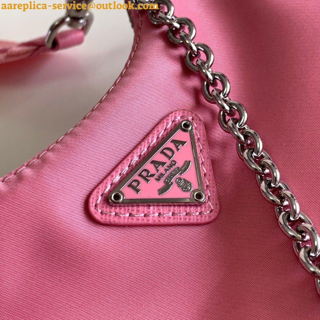 Replica Prada Re-Edition 2005 Shoulder Bag In Pink Raffia 6 Replica Prada Re-Edition 2005 Shoulder Bag In Pink Raffia 6