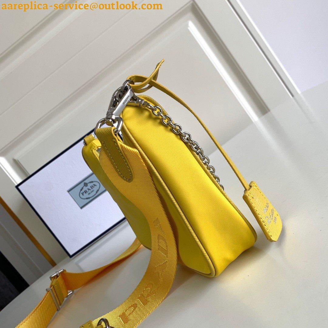 Replica Prada Re-Edition 2005 Shoulder Bag In Yellow Re-Nylon 3 Replica Prada Re-Edition 2005 Shoulder Bag In Yellow Re-Nylon 3