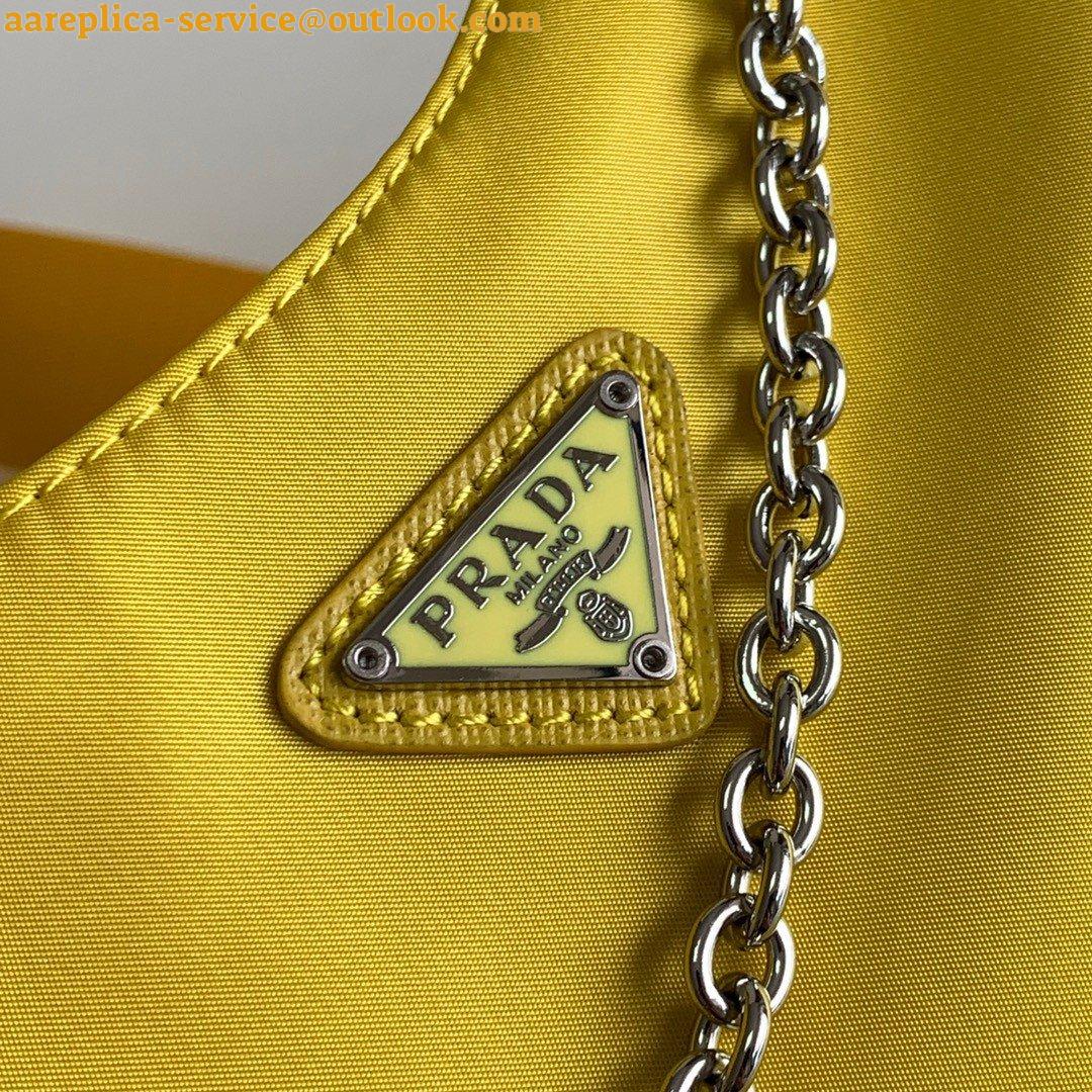 Replica Prada Re-Edition 2005 Shoulder Bag In Yellow Re-Nylon 6 Replica Prada Re-Edition 2005 Shoulder Bag In Yellow Re-Nylon 6