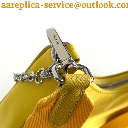 Replica Prada Re-Edition 2005 Shoulder Bag In Yellow Re-Nylon 9