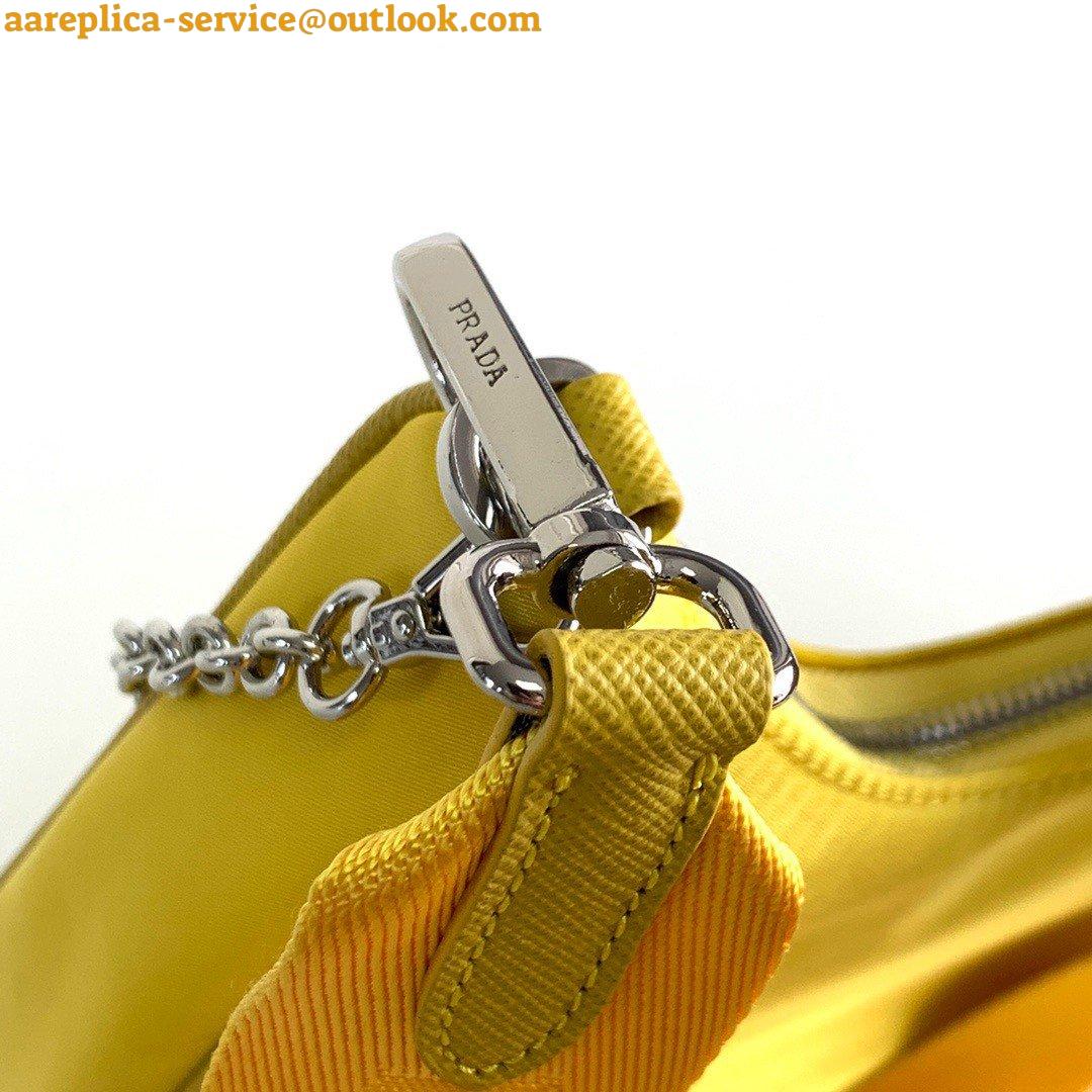Replica Prada Re-Edition 2005 Shoulder Bag In Yellow Re-Nylon 9 Replica Prada Re-Edition 2005 Shoulder Bag In Yellow Re-Nylon 9