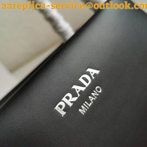 Replica Prada Supernova Small Shoulder Bag In Black Calfskin
