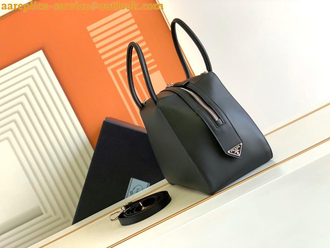 Replica Prada Supernova Small Top Handle Bag In Black Leather 8 Replica Prada Supernova Small Top Handle Bag In Black Leather 8