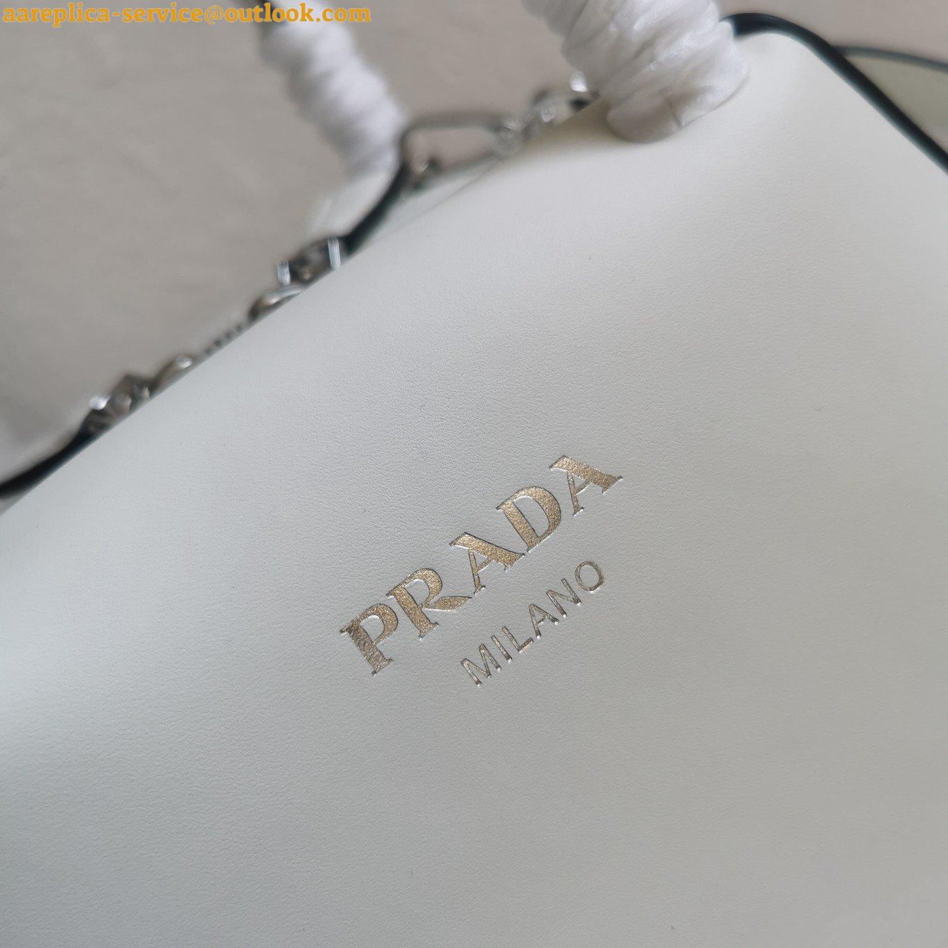 Replica Prada Supernova Small Top Handle Bag In White Leather 3 Replica Prada Supernova Small Top Handle Bag In White Leather 3