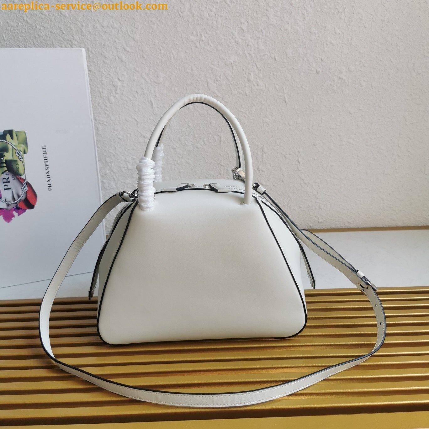 Replica Prada Supernova Small Top Handle Bag In White Leather 11 Replica Prada Supernova Small Top Handle Bag In White Leather 11